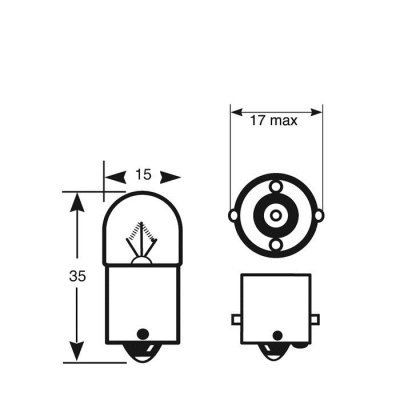 ŻARÓWKA R10W 24V