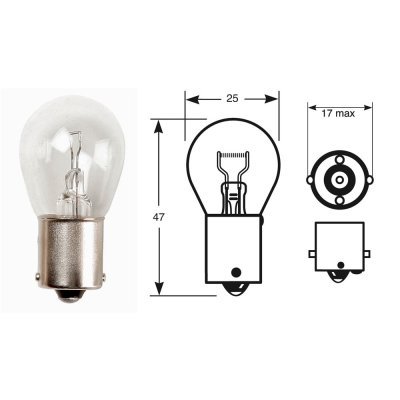P21W Ziarovka 12V 21W Ring P21W
