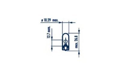 W5W Ziarovka 12V 5W M-TECH W5W