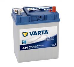 VARTA BLUE dynamic, 12V 40Ah 330A, 187x127x227 Jap.