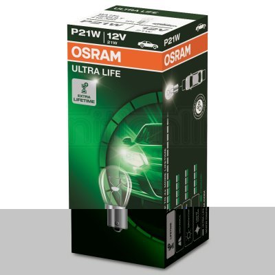 P21W Žiarovka 12V 21W BA15s ULTRA LIFE Osram P21W
