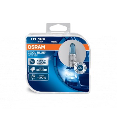 12V 55W P14,5s H1 COOL BLUE Intense BOX