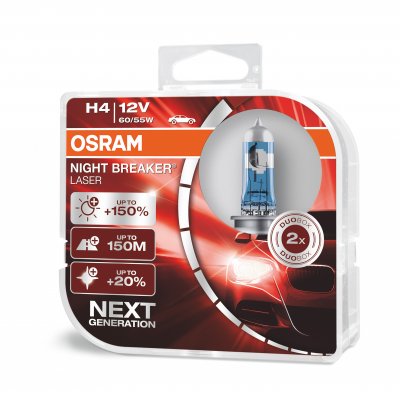 H4 NIGHT BREAKER® LASER + 150%