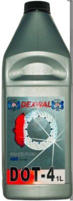 Brzdová kapalina DEXWAL DOT 4 1Liter