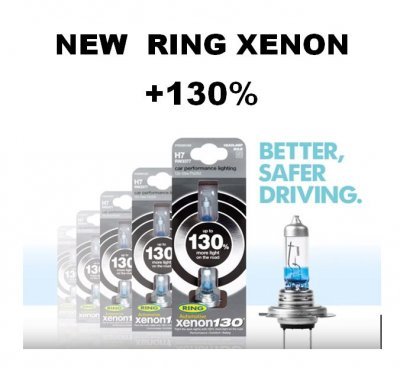 Žárovky sada H7 130% Xenon H7
