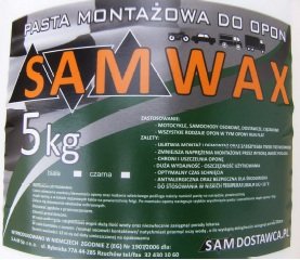 Montážna pasta na kolesá biela 5kg SAMWAX
