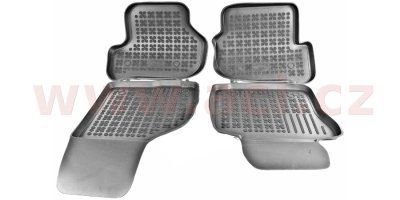 Autorohože gumové  čierne s vyšším okrajom VW / SEAT / ŠKODA (sada 4ks)