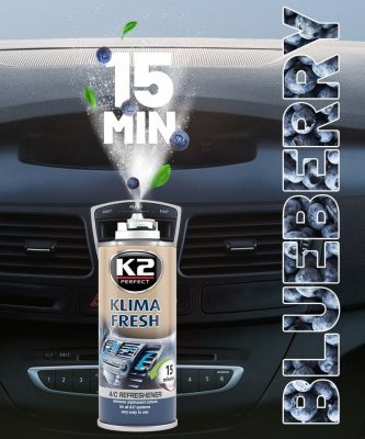Čistidlo, klimatizace KLIMA FRESH BLUEBERRY 150 ML