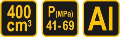 VOREL Maznica páková 400 ml AL