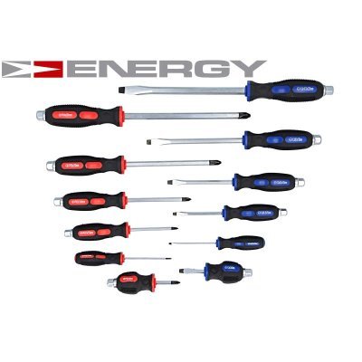 ENERGY Sada úderových skrutkovačov so šesťhranom