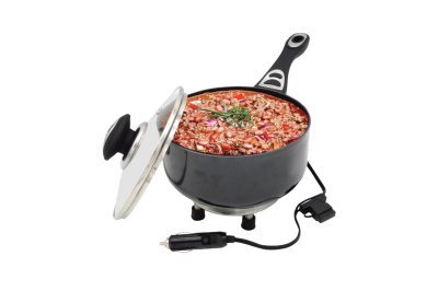 Elektrický hrniec s pokrievkou do auta 18cm x 8cm 150W 12V