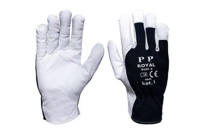 Rukavice - pracovné ROYAL z kozej kože - veľkosť 8