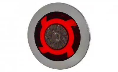 Svetlo zadné združené HOR 75 - LUCY, LED 12 / 24V (s krúžkom, cúvacím svetlom, hmlovým svetlom, obrysovým svetlom, kábel 4x0,5 mm2, dĺžka 1,5 m)