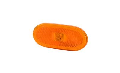 Svetlo obrysové s odrazkou HOR 59, oválne, oranžové, LED 12/24 V