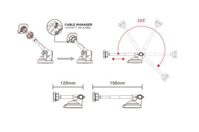 Magnetický držiak na telefón HOLD-14