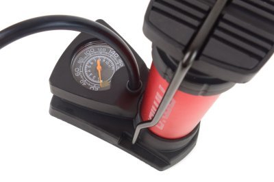 Kovová nožná pumpa s manometrom MINI PU03