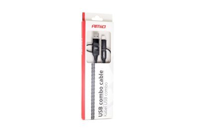 Multikábel USB C-USB C iOs USB A FullLINK 1m UC-15