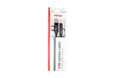 Multikábel USB C-USB C iOs USB A FullLINK 1m UC-15