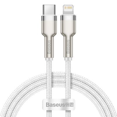 Baseus USB-C to Lightning cable Cafule, PD, 20W, 1m white