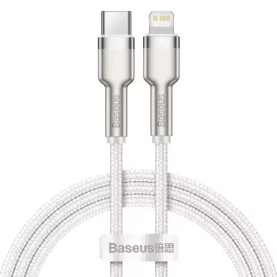 Baseus USB-C to Lightning cable Cafule, PD, 20W, 1m white