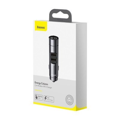 Vysielač FM Baseus Energy Column, Bluetooth 5.0, 2x USB, 3.1A