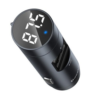Vysielač FM Baseus Energy Column, Bluetooth 5.0, 2x USB, 3.1A