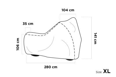 Ochranná plachta na motocykel Protector XL