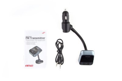 FM transmitter s funkciou nabíjania 2,4 A