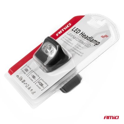 Čelovka LED 3W 1200mA dobíjacia 180Flux IPX4