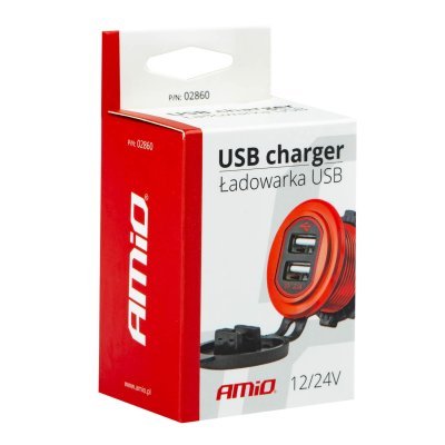 Nabíjačka 2xUSB 12/24V MOD-10