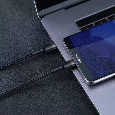Kábel USB-C na USB-C Baseus Cafule PD 2.0, QC 3.0, 60W, 2m