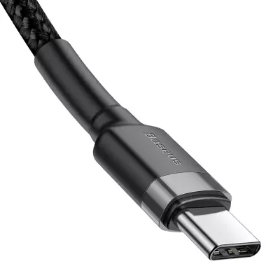 Kábel USB-C na USB-C Baseus Cafule PD 2.0, QC 3.0, 60W, 2m