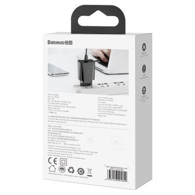 Nabíjačka Baseus Speed Mini Quick Charger, USB-C, PD, 3A, 20W