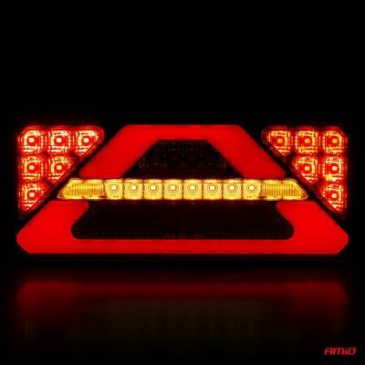 Svetlo zadné združené LED dynamické ĽAVÉ RCL-02-L