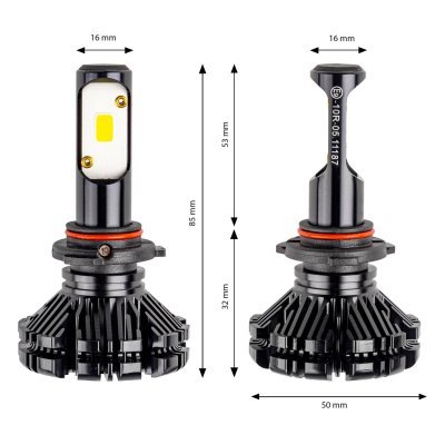 LED žiarovky pre hlavné svietenie HB4 9006 CX séria