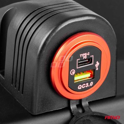 Nabíjačka 2xUSB 12/24V MOD-03