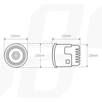 Svetlá pre denné svietenie DRL 502mini