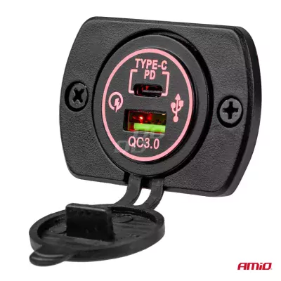 Nabíjačka 2xUSB 12/24V MOD-05
