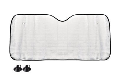 Clona na predné sklo strieborná - 150x80 cm