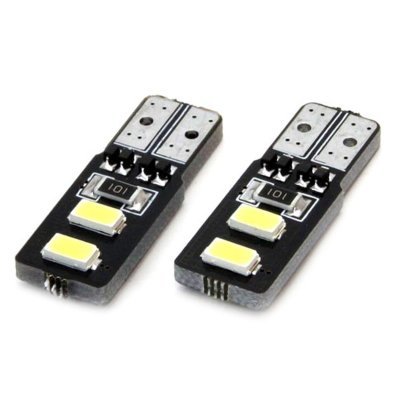 LED žiarovky CANBUS 4SMD 5730 T10 (W5W) White