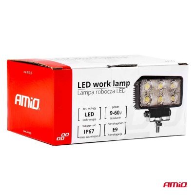 Pracovné LED svetlo AWL02 6 LED FLAT 9-60V