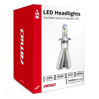 LED žiarovky pre hlavné svietenie HB4 9006 50W RS+ Slim séria