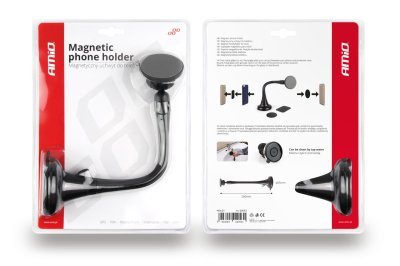 Magnetický držiak na telefón s prísavkou - dlhý HOLD-7