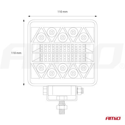 Pracovné LED svetlo AWL15 26LED COMBO 9-36V