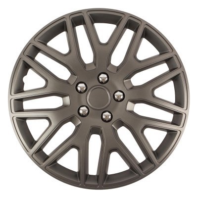 Puklica DAKAR NC 15" GRAPHITE s chrómovými skrutkami