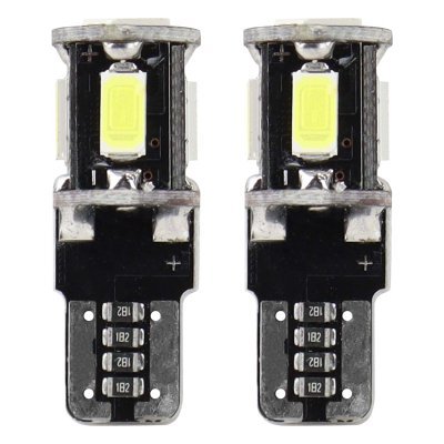 LED žiarovky CANBUS 5SMD 5730 T10 (W5W) White