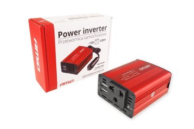 Menič napäta AMiO 12V/230V 150W/300W 2xUSB PI01