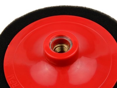 Penový leštiaci kotúč, čierny, mäkký 150 mm x 45 mm M14