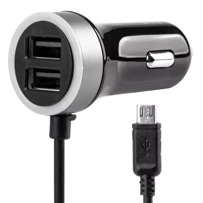 Nabíjačka do auta 12/24V Micro + 2x USB 2.4A PCH PRO-01
