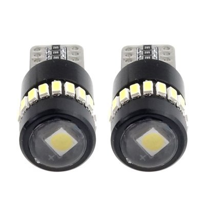 LED žiarovky CANBUS 18SMD 3014 + 1SMD 1SMD T10 W5W White 12V/24V